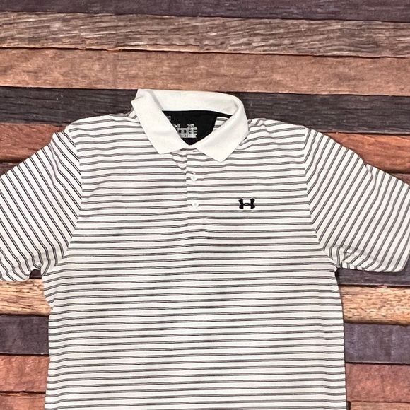 Mens Under Armour Heat Gear Loose Polo Golf Tennis Shirt - Picture 2 of 4